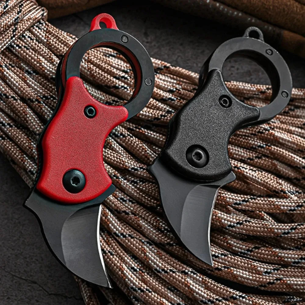 Bushcraft Knife Fixed - Camping Small Mini Portable Knife Peeler
