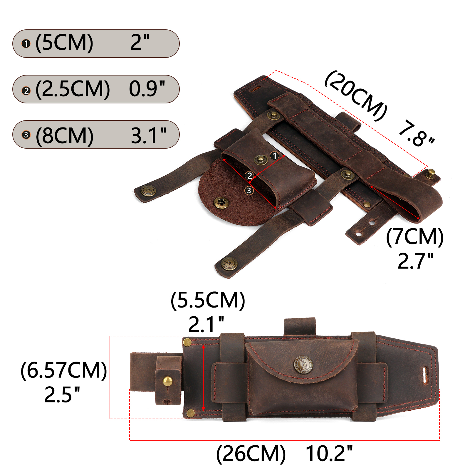 Tourbon Camping Leather thKnif - Bushcraft Knife Fixed avaliação e preço