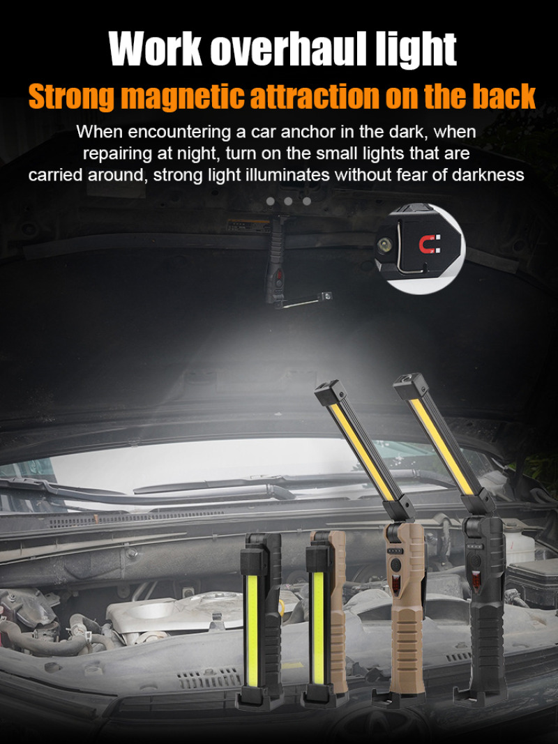 Folding COB XPE LED Work Light - Sos Light Strobe avaliação e preço