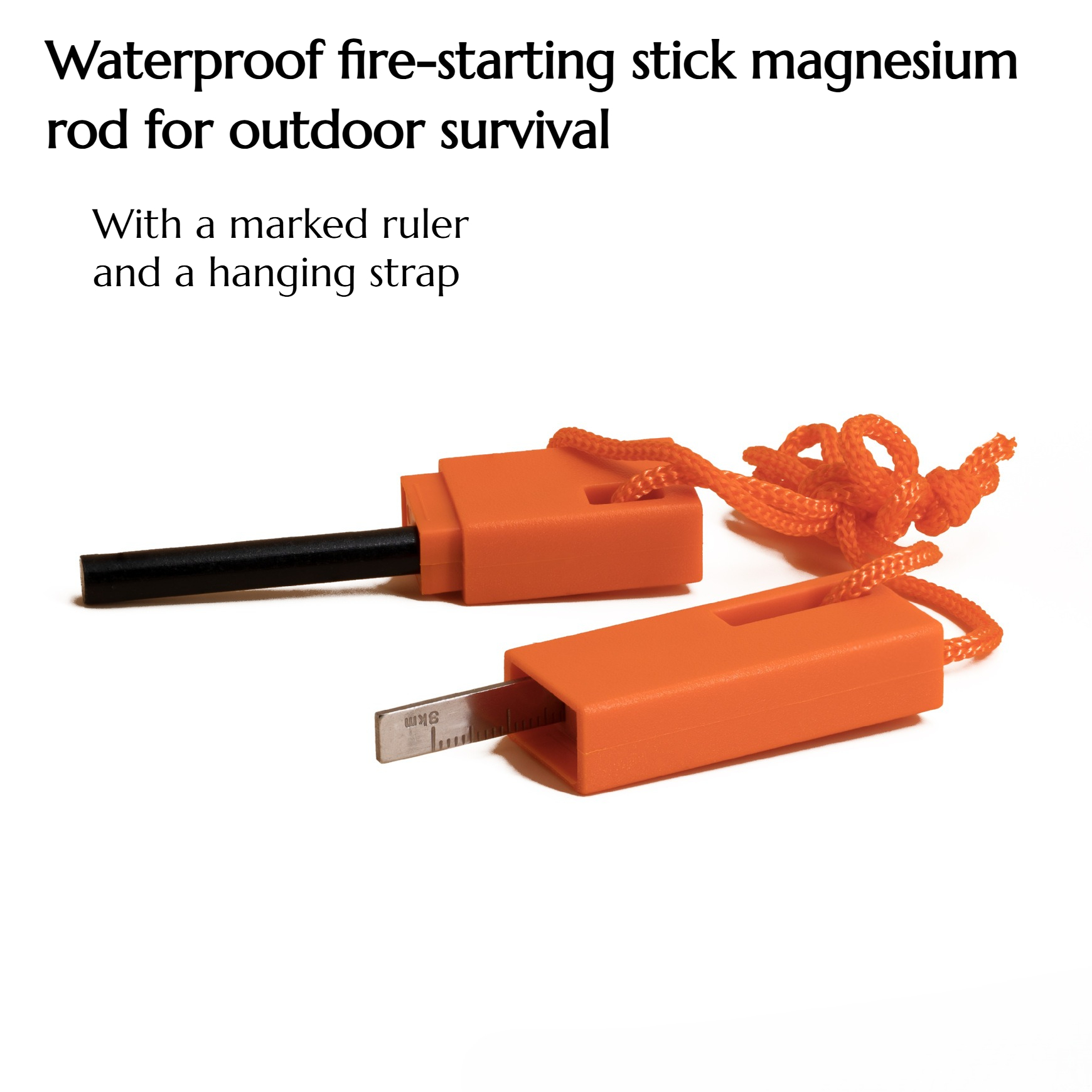 5PCS Outdoor Survival Waterpro - Magnesium Fire Starter avaliação e preço