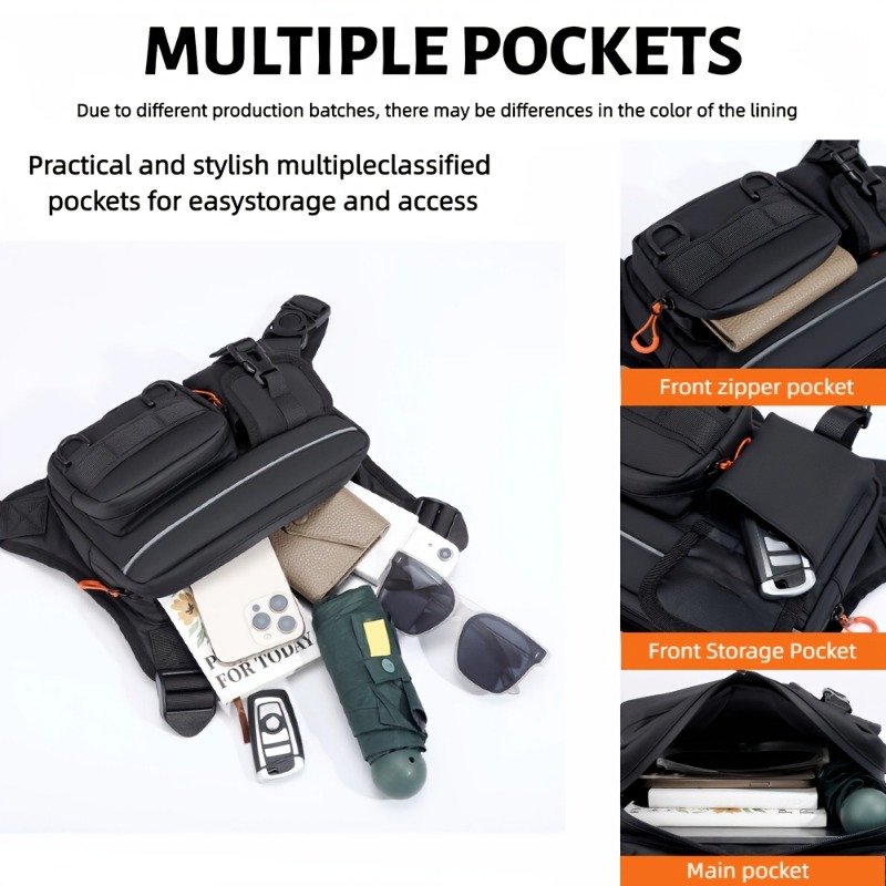 Men's Tactical Chest Bag, Runn - Fishing Kit Compact avaliação e preço