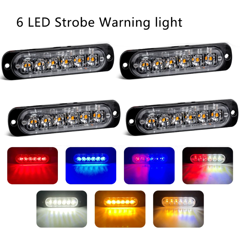 6 Led Strobe Light Flashing Gr - Sos Light Strobe avaliação e preço