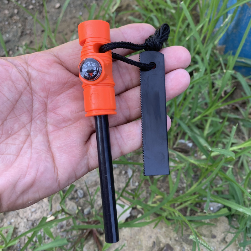 Multifunctional Long Tactical  - Magnesium Fire Starter avaliação e preço