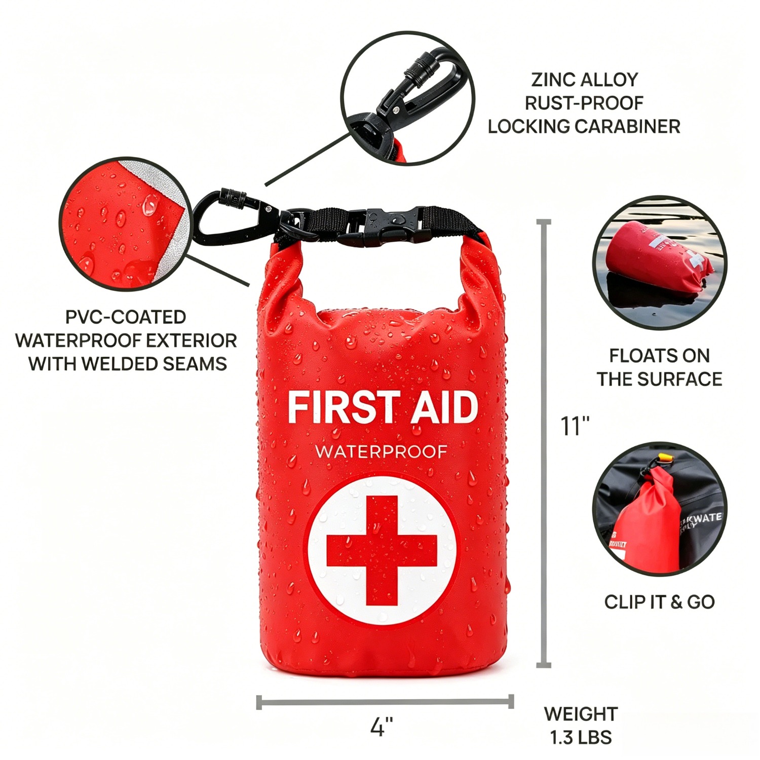 2L Waterproof First Aid Bag Ro - Bivy Bag Emergency avaliação e preço