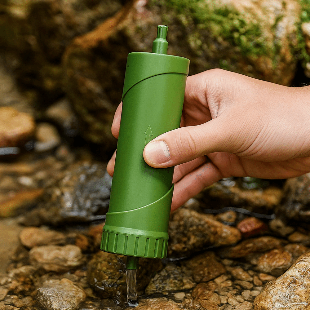 ABS Outdoor Mini Water Filter  - Water Purification Straw avaliação e preço