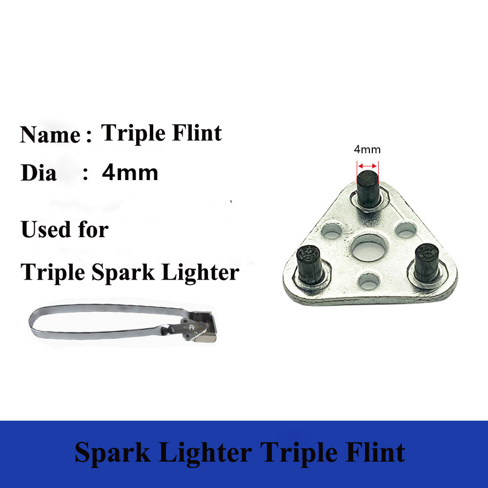 1pc Spark lighter stone Triple - Fire Starting Kit avaliação e preço
