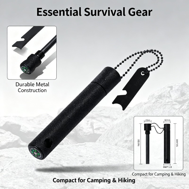 Magnesium Rod with Compass - W - Magnesium Fire Starter avaliação e preço