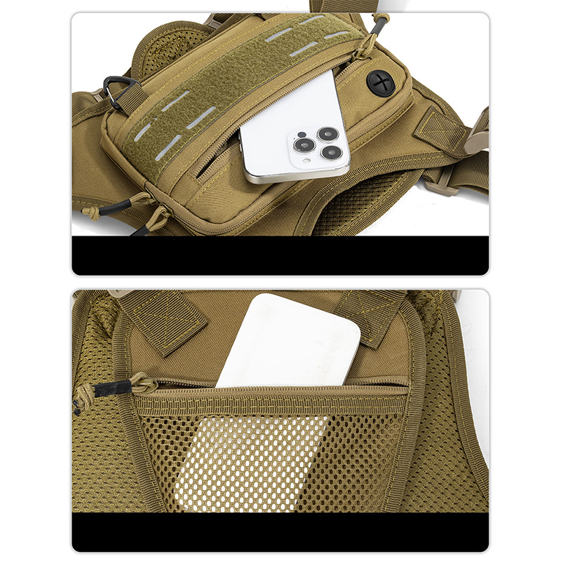 Tactical Front Chest Rig Bag V - Fishing Kit Compact avaliação e preço