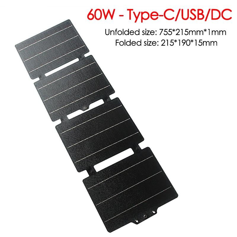 30W 60W Foldable Solar Panel B - Solar Emergency Charger avaliação e preço