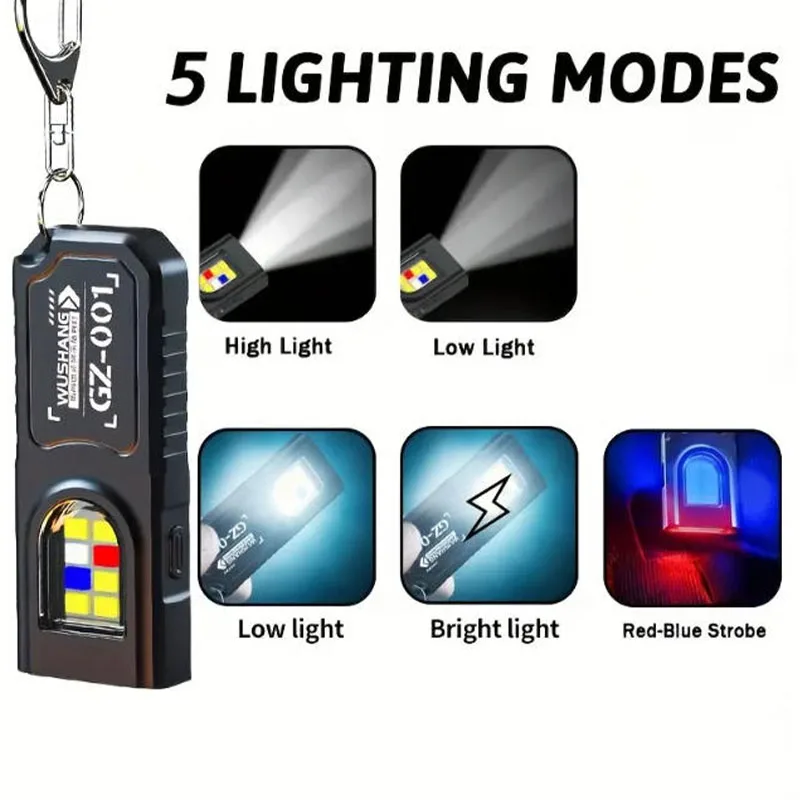 Powerful Mini COB LED Keychain - Fishing Kit Compact avaliação e preço