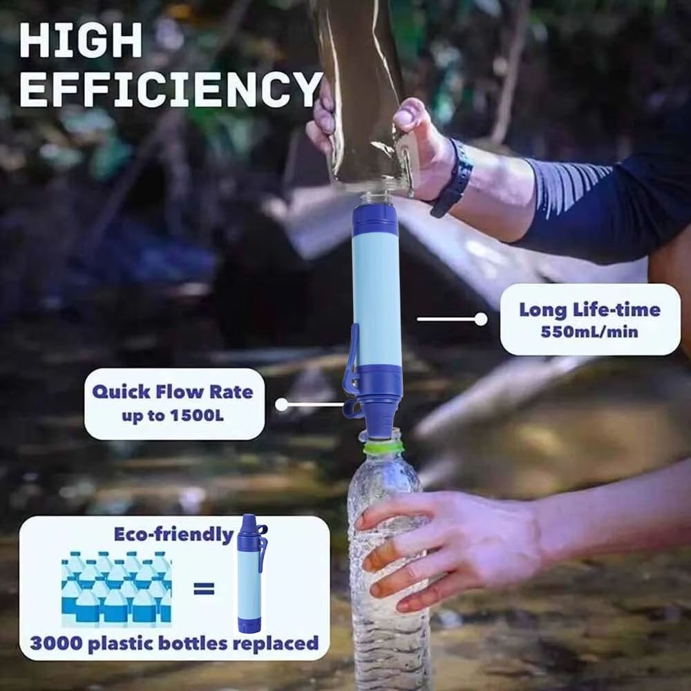 Mini Mini Water Filter Straw P - Water Purification Straw avaliação e preço
