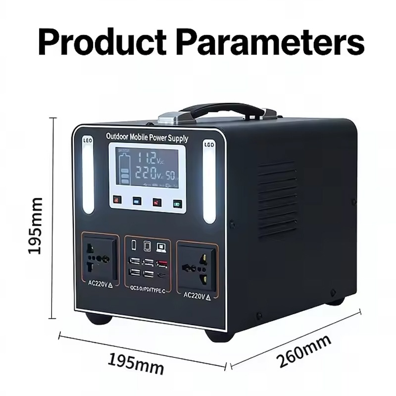 220V LiFePO4 Portable Power St - Solar Emergency Charger avaliação e preço