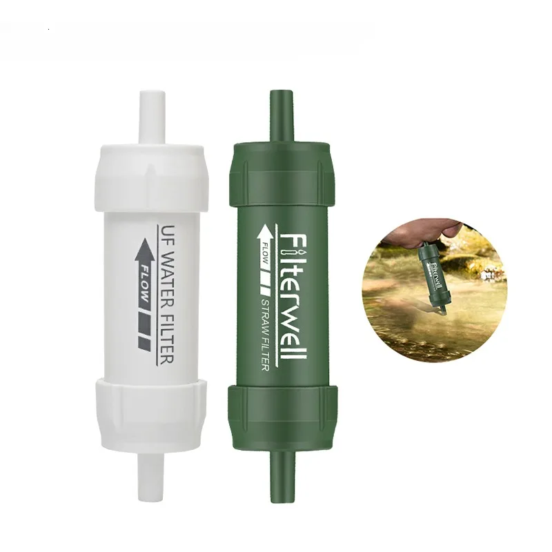 1PC Outdoor Mini Water Filter  - Water Purification Straw avaliação e preço