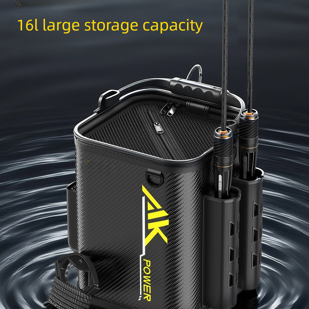 Multi-Functional Live Fish Buc - Water Bag Collapsible avaliação e preço