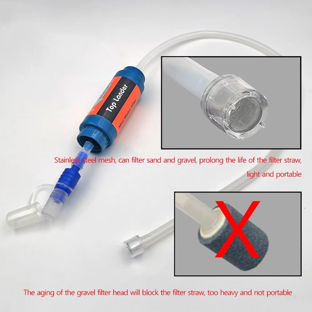 Mini Mini Water Filter Straw S - Water Purification Straw avaliação e preço