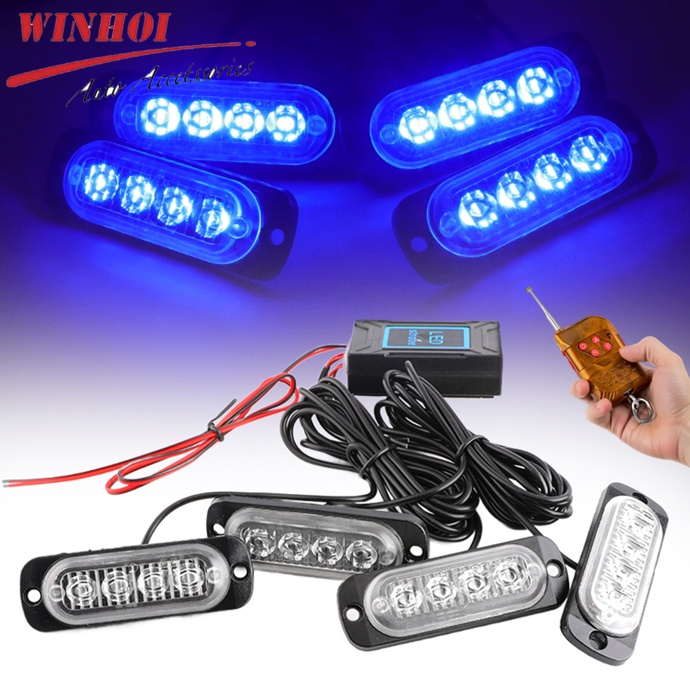 Wireless Grille Police Lights  - Sos Light Strobe avaliação e preço