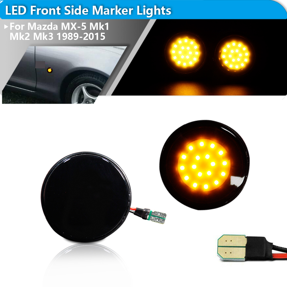 2pcs iJDM LED Front Side Marke - Signal Panel Orange avaliação e preço