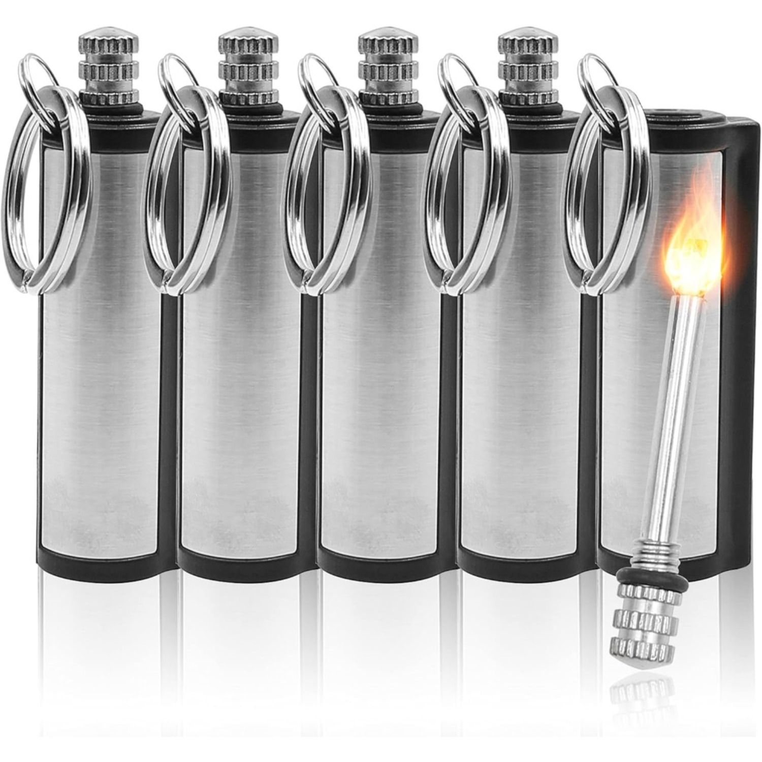 1-5-pack Magnesium flint set,  - Magnesium Fire Starter avaliação e preço