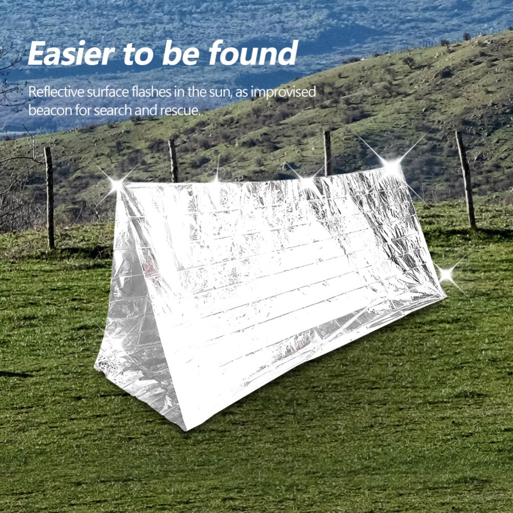 2 Pcs Reflective Emergency She - Survival Blanket Reflective avaliação e preço