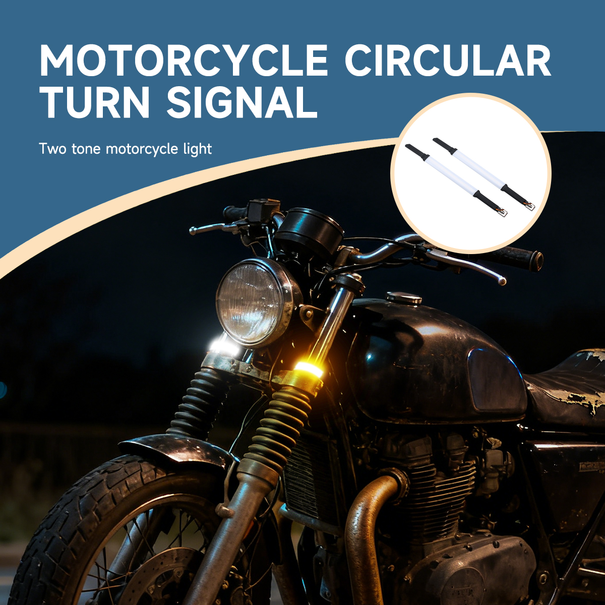 2Pcs LED Motorcycle Turn Signa - Sos Light Strobe avaliação e preço