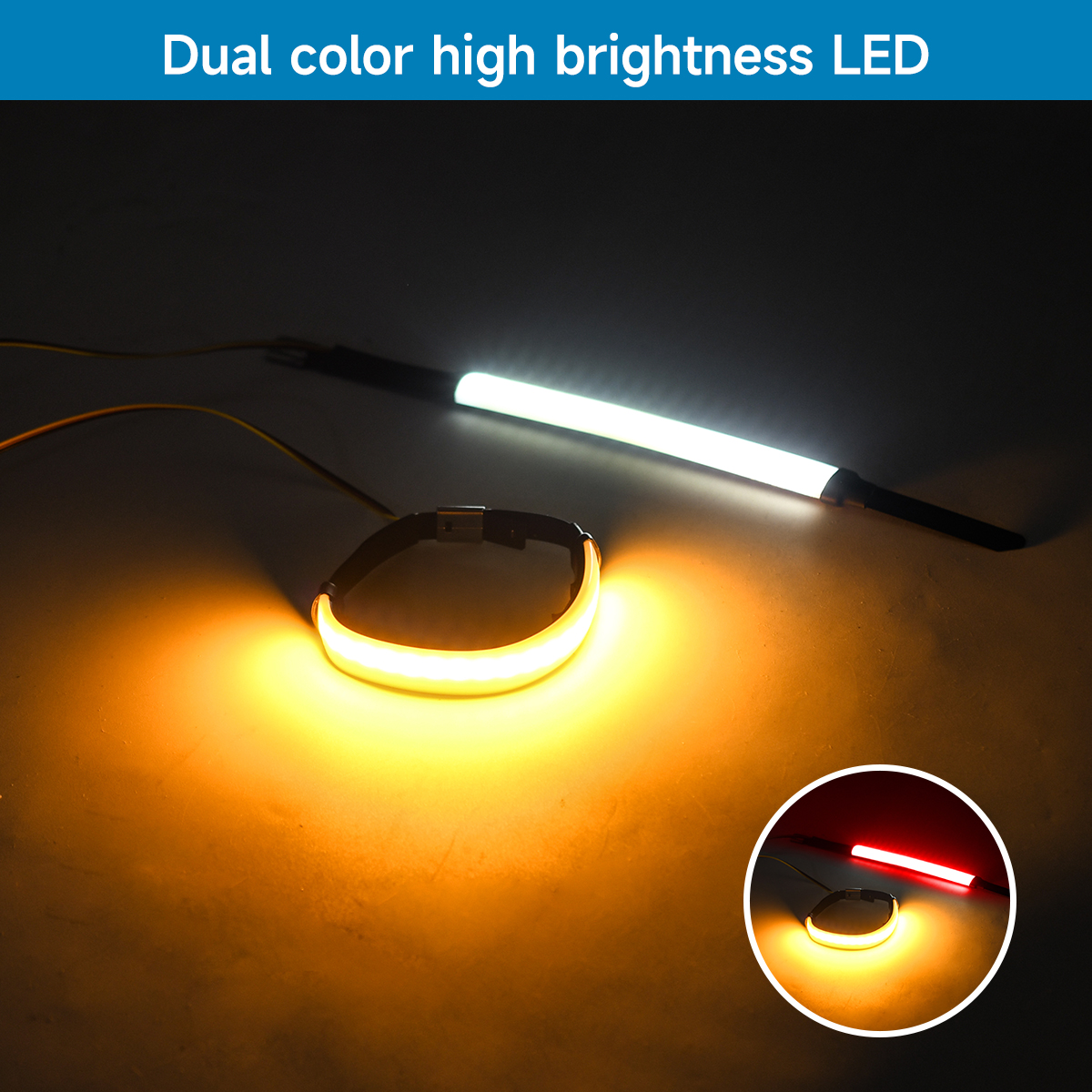 2Pcs LED Motorcycle Turn Signa - Sos Light Strobe avaliação e preço