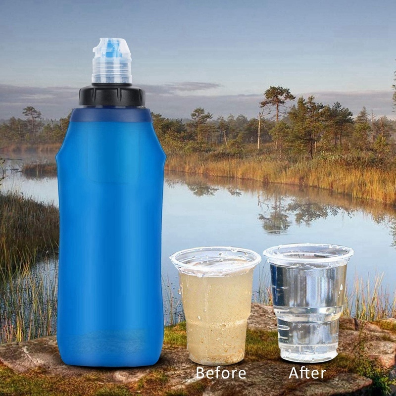 500Ml Water Filter Bottle Wate - Water Purification Straw avaliação e preço