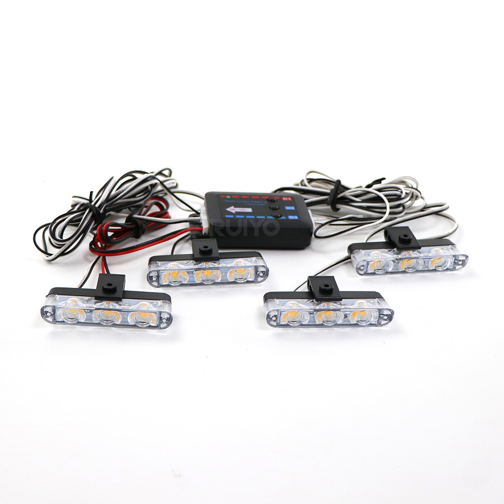 4x 3 LED Grill Car LED Strobe  - Sos Light Strobe avaliação e preço