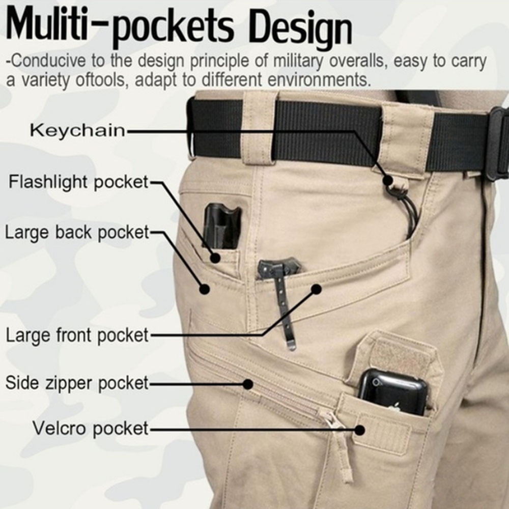 Men's Tactical Cargo Pants 6XL - Fishing Kit Compact avaliação e preço